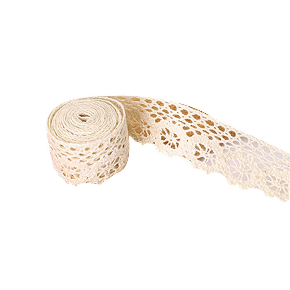 3Pcs Hollow Out Beige Fabric For Clothing Accessories/DIY/Bed Skirt,100cm